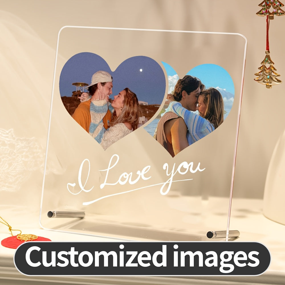 Customized Acrylic Photo Frame for Pets Family and Loved Ones Gift
