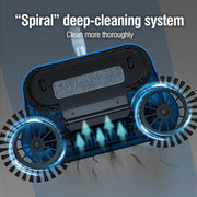 Manual Broom and Vacuum Cleaner Combo for Hardwood Floors and Tiles