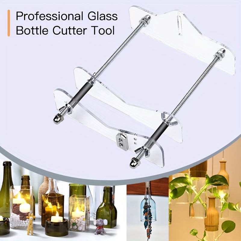 Glass Bottle Cutter Kit Manual Glass Cutting Tool for Home Use