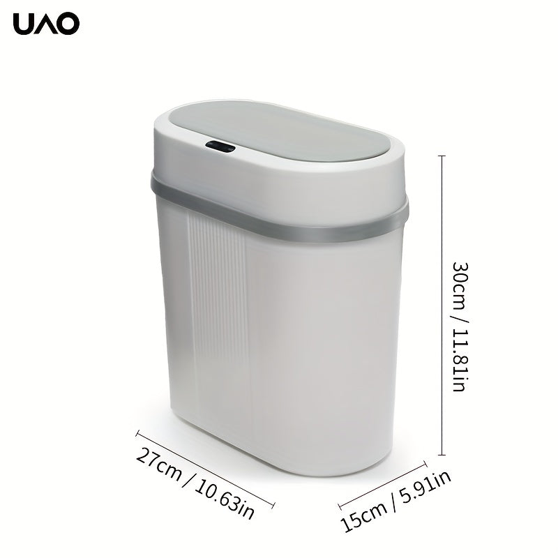 Slim Household Garbage Can with Lid and Automatic Opening