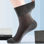 Men's Mesh Crew Socks 3 Pairs Breathable Cotton Blend Summer Casual