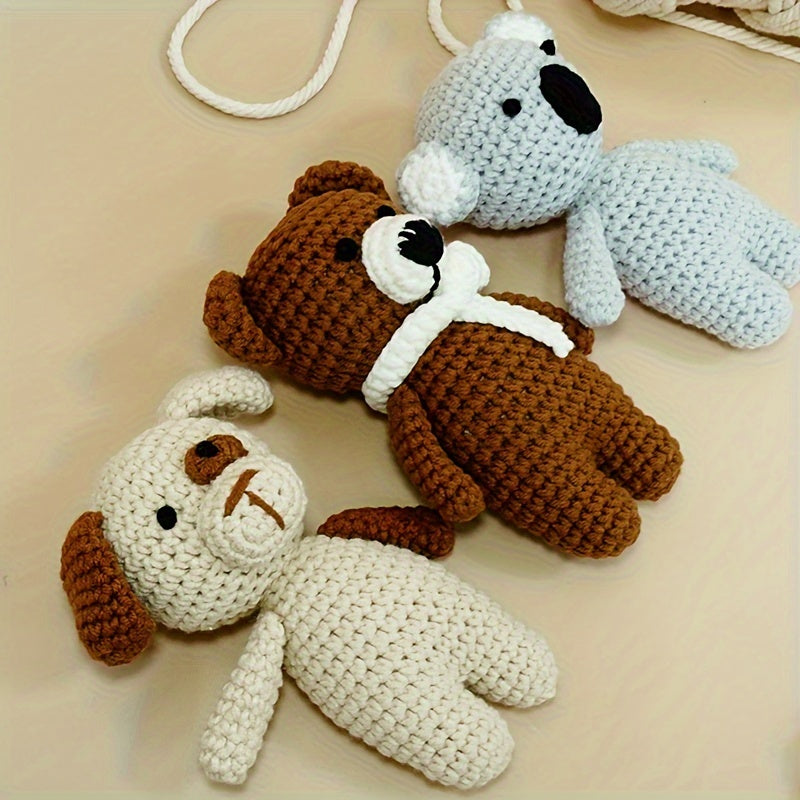 Baby Animal Dolls for Infants Soft Plush Bear Dog Koala Early Development