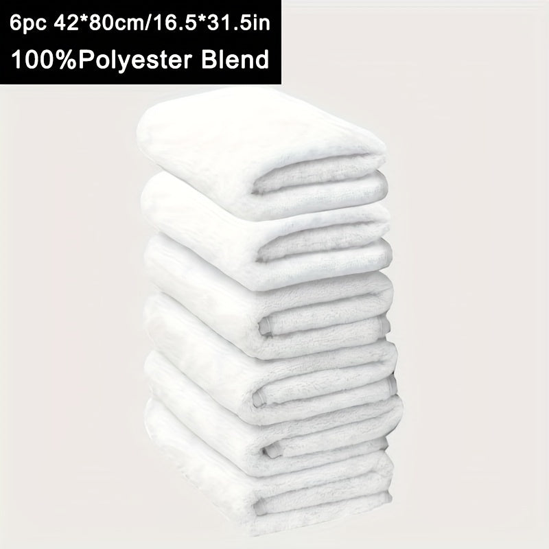 Set of 6/8/10 Ultra Soft Absorbent Cotton Hand Towels for Bathroom Gym Shower Spa