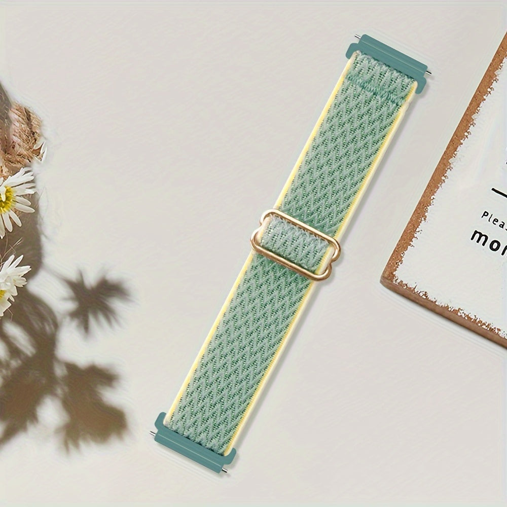 20-22mm bilak uchun nylon tasma, suvga chidamli, batareyasiz, qopqoq va halqa yopilishi.