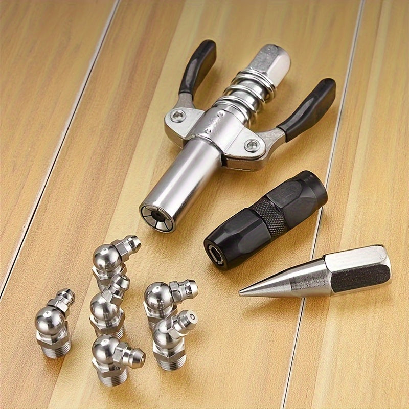 60 Pack M10 M8 M6 Straight Elbow Grease Fittings Universal Grease Gun Kit
