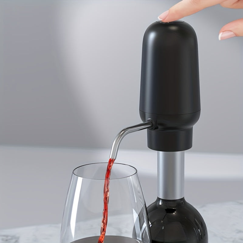 Electric Wine Pourer Decanter with Olive Oil Dispenser and Water Pump