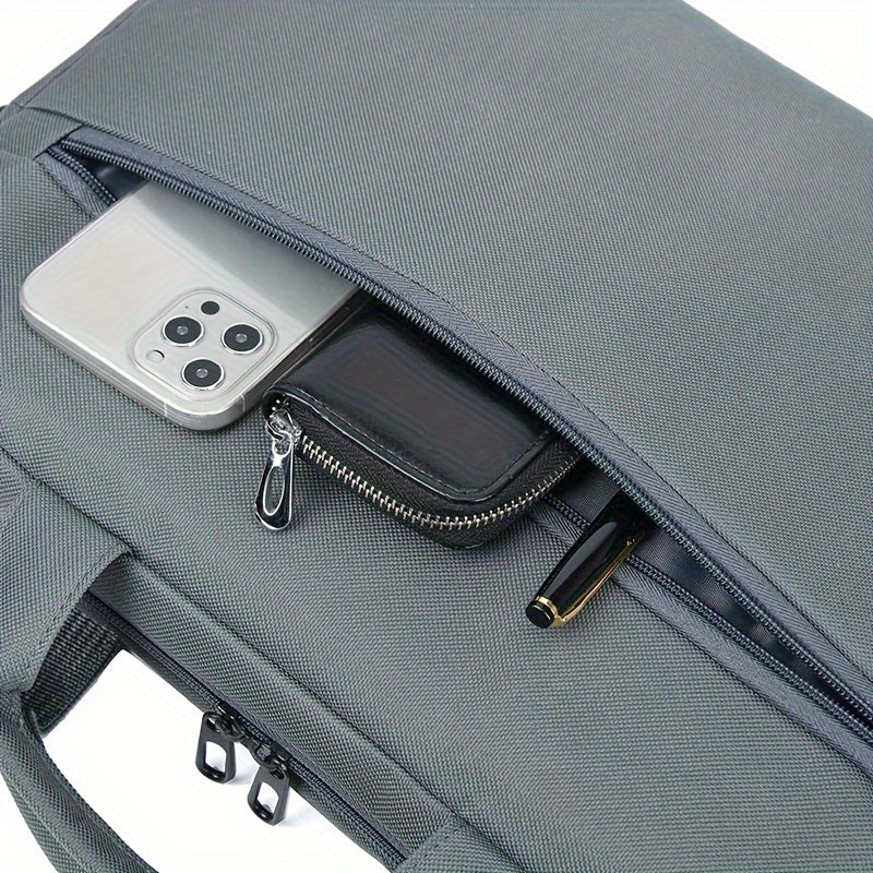 Men's Nylon Crossbody Laptop Bag for Business Commuters Notebook Carrier
