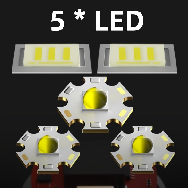 Ultra-Bright LED Headlamp Rechargeable USB Camping Running Night Fishing