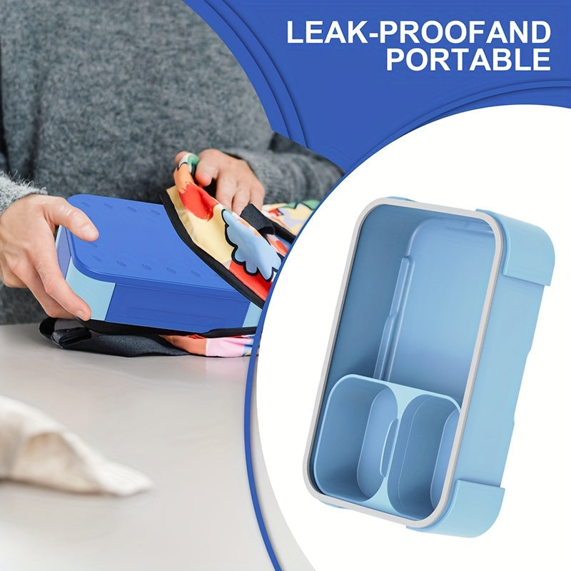 1 ta ko'chma tushlik qutisi, 900ml muhrlangan bo'lim bilan, meva, sabzavot va sous uchun 140ml+80ml stakanlarni o'z ichiga oladi. Mikroto'lqinli pechda ishlatish uchun xavfsiz, ofis va piknik uchun mos. Suv o'tkazmaydigan, BPA-free oziq-ovqat.