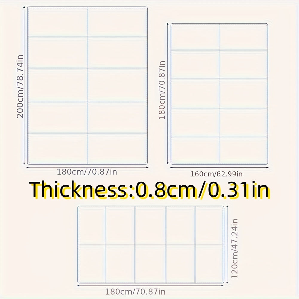 Cartoon Play Mat for Kids Thick Waterproof Double-Sided Floor and Crawling Area Rug