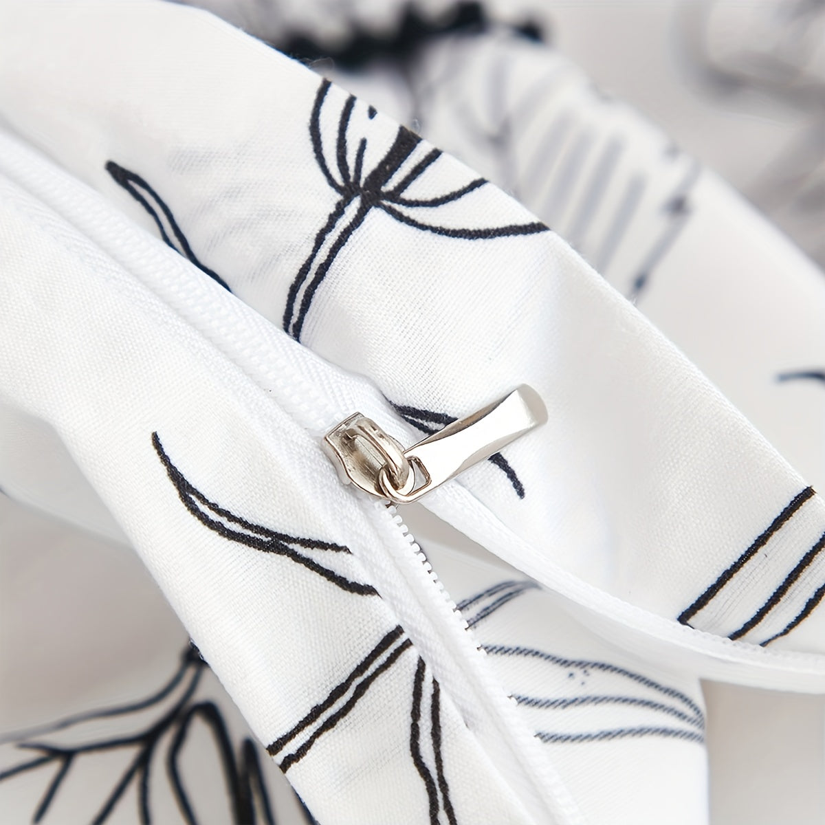 Bohemiya Chop etilgan yostiq qopqog'i to'plami Queen King Mikrofiber Qalqonli Yumshoq Zipper Mashina bilan yuvish mumkin