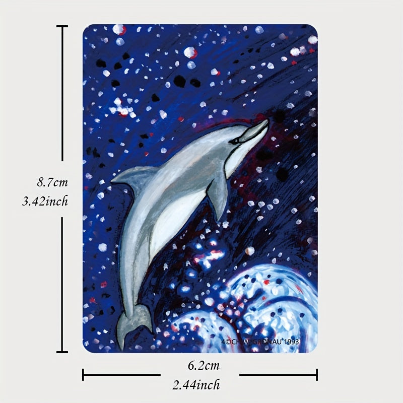 Subconscious Projection Card Game for Healing Psychology and Party Fun Mixed Color Paper Material