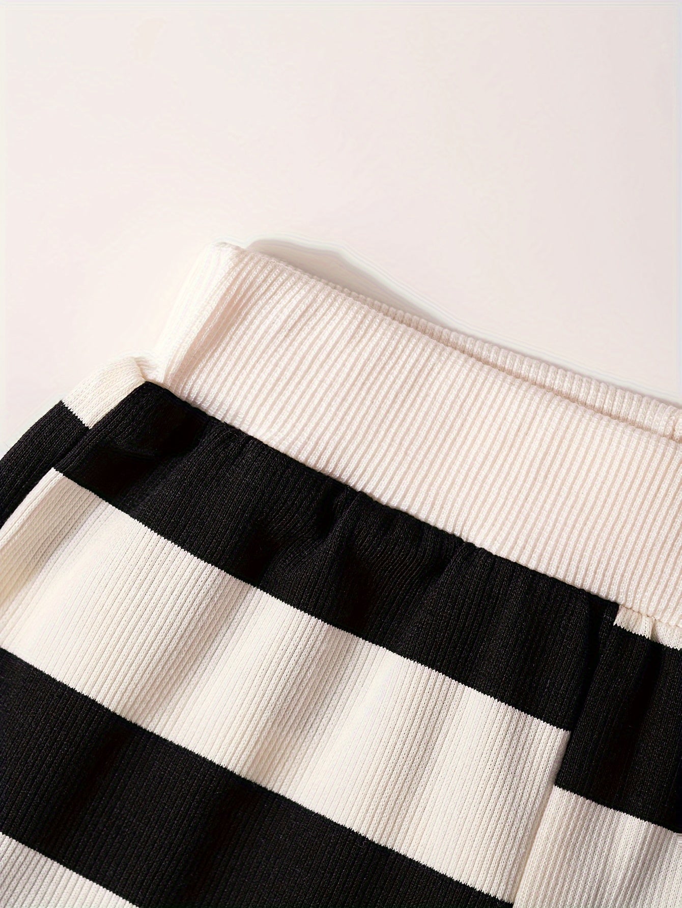 Детский мальчик повседневный полосатый комплект из хлопкового смесового материала, топ с длинным рукавом и штаны для весны, осени, зимы