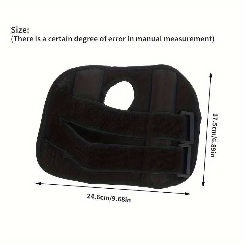 Adjustable Black Nylon Wrist Brace for Carpal Tunnel Support