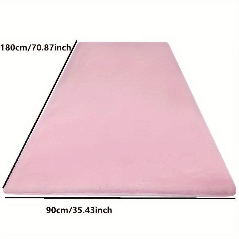 Faux Rabbit Fur Area Rug Soft Plush Fade-Resistant Machine Washable Living Room Bedroom Decor