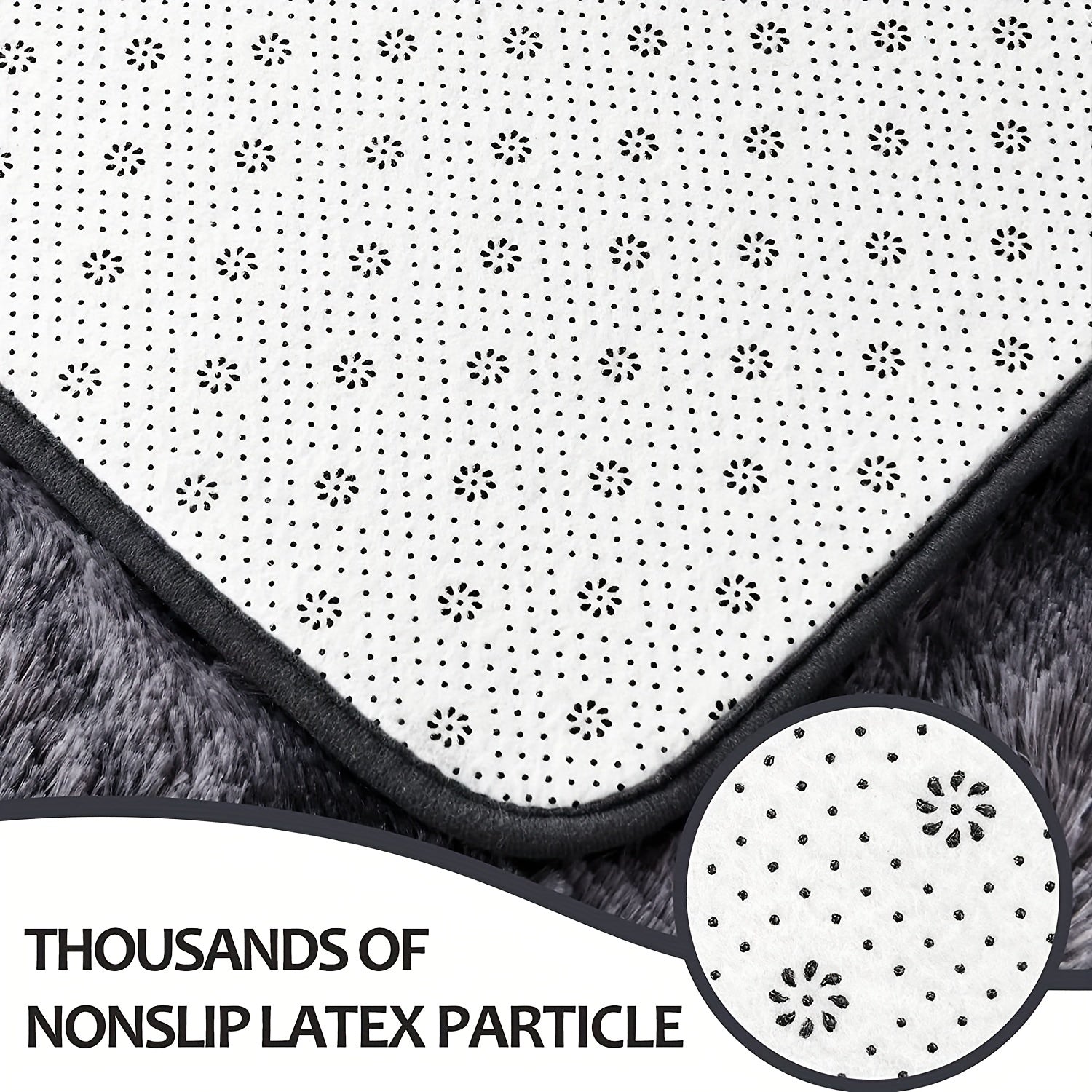 Yashil va yumshoq kulrang gradientli tie-dye bosma gilam, yashash xonangiz, o‘qish xonangiz, yotoq yonida yoki yotoq xonangizning bezakini oshirish uchun.