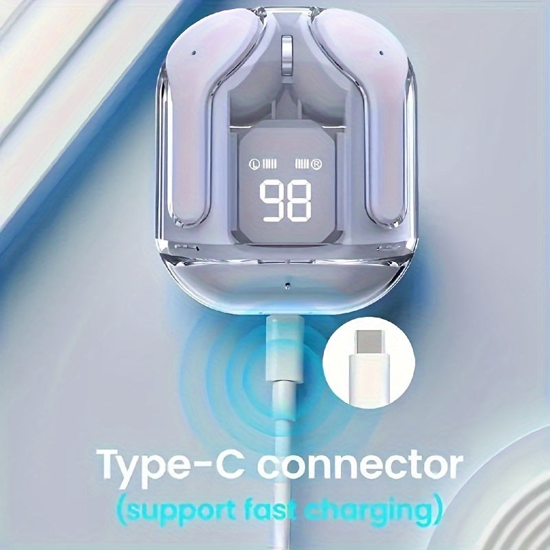 Kattalar uchun TWS simsiz quloqchinlar, LED batareya ko'rsatgichi, teginish nazorati, stereo ovoz, kondensator mikrofon, USB Type-C zaryadlash, qayta zaryadlanadigan litiy-polimer batareya. Mos keladi