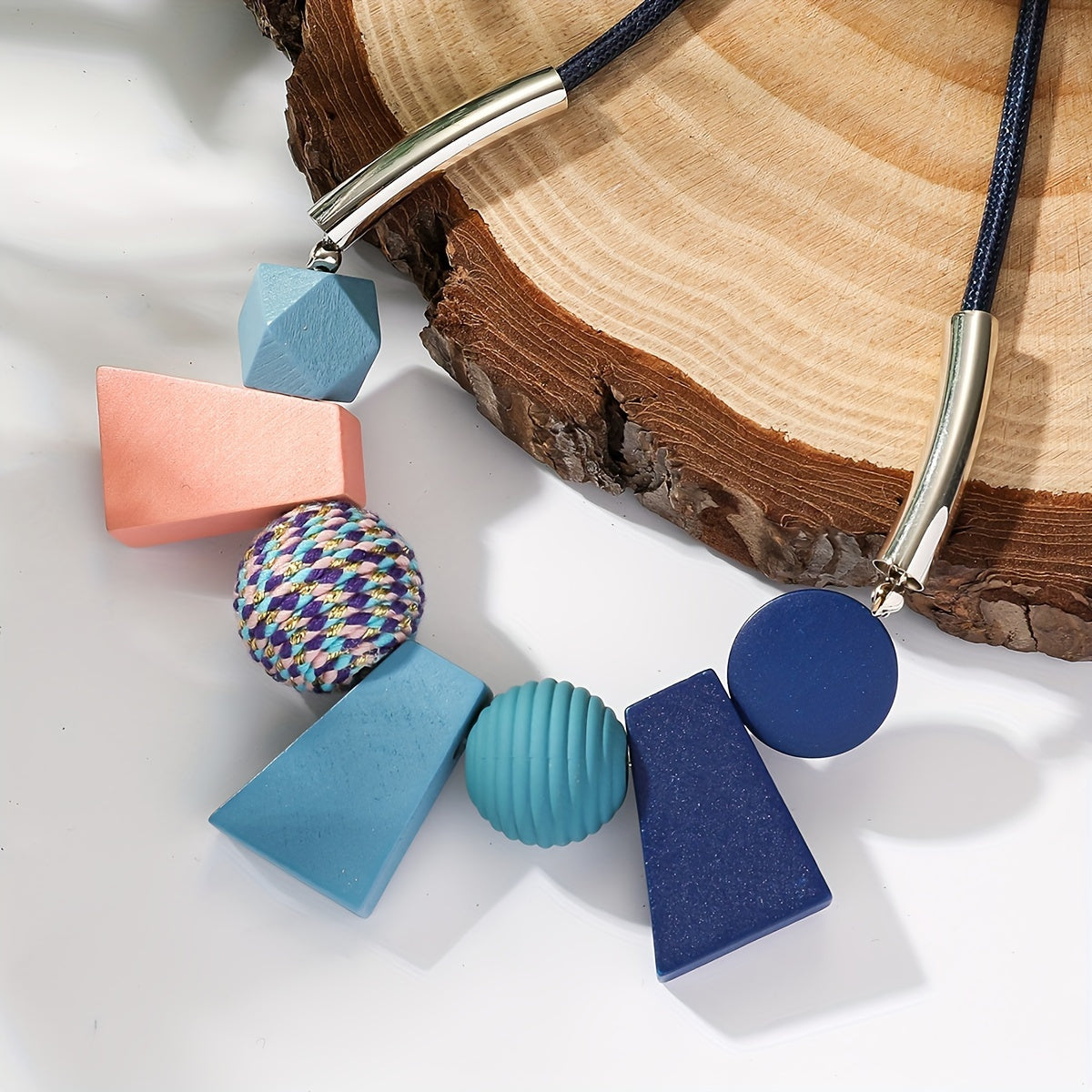 Bohem uslubidagi vintage etnik qisqa kalviks zanjiri, ta'sirchan geometrik notekis sviter dizayni, partiya uslubi uchun noyob ayollar zanjiri, shaxsiy maxsus zargarlik.