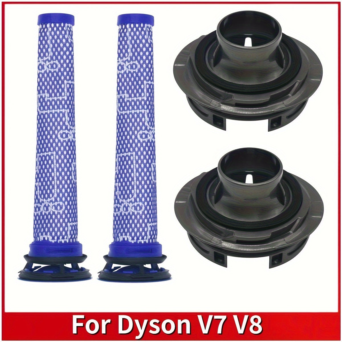 Dyson V7 V8 Trigger Animal changyutgichi uchun Motor Orqa Qopqoq Hepa Post Filtrlari, O'rnini bosuvchi qismlar