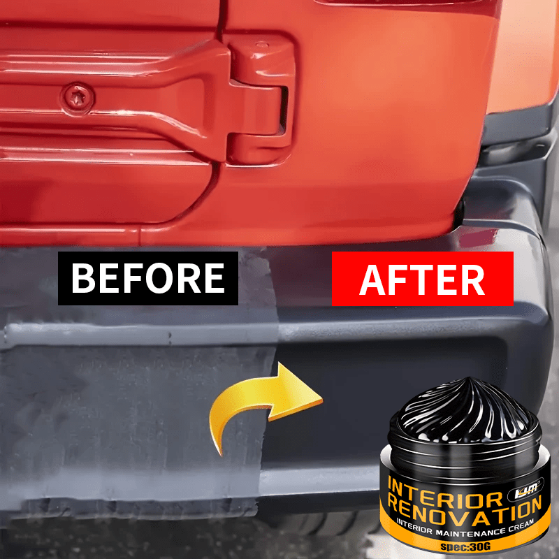 Rubber Black Plastic Repair Stickers for Vehicle Exterior Interior Bumper