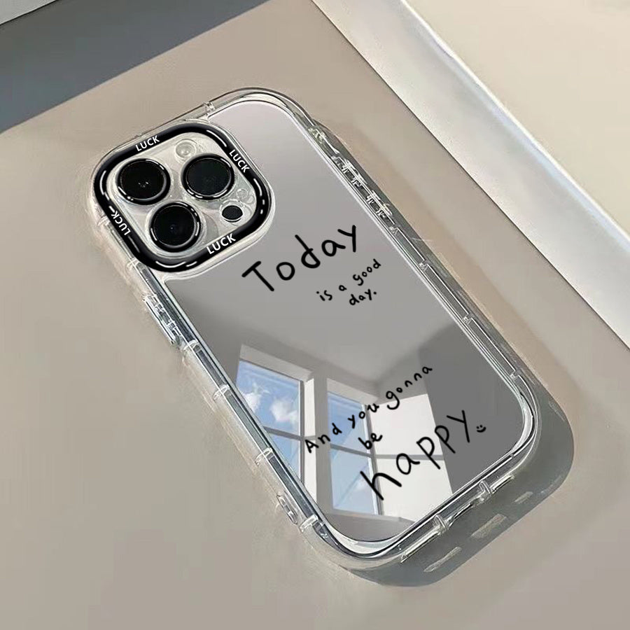 Mirror Finish TPU Phone Case Compatible with iPhone 7 8 11 12 13 14 15 16 X XR XS SE2 15 Pro Max