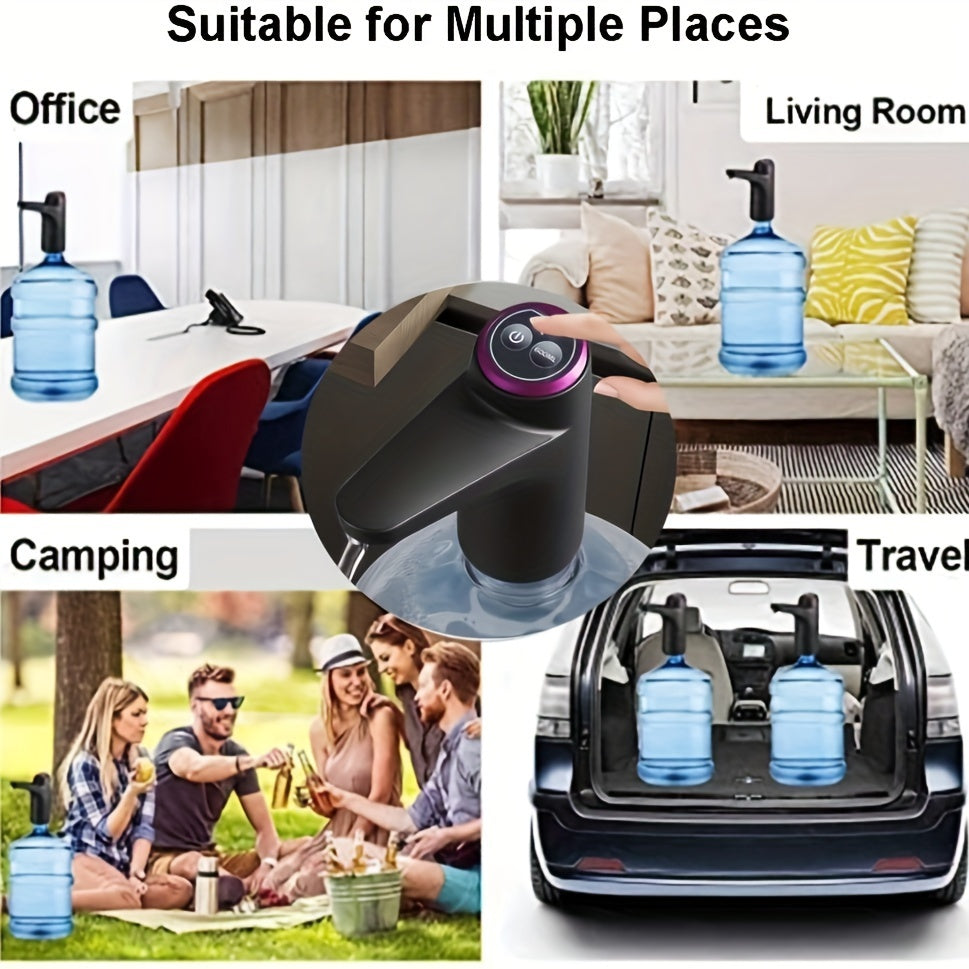 Portable Water Dispenser Pump for 7.57-18.93 L Water Jugs with USB Rechargeable Battery