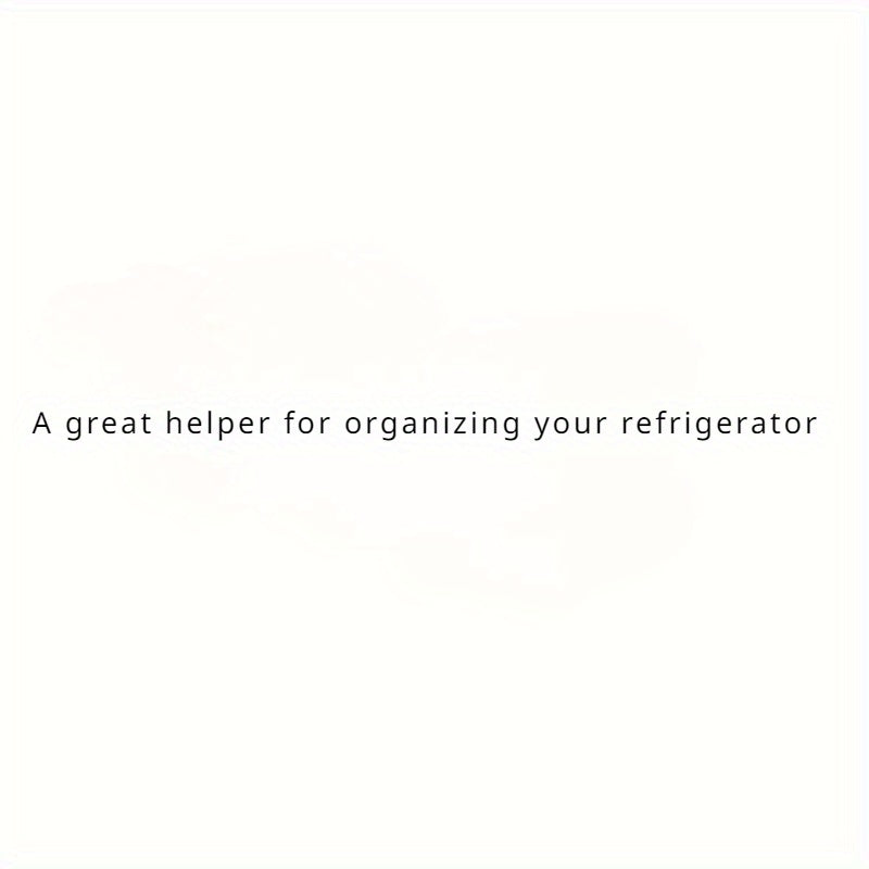 10-Piece Transparent Refrigerator Door Organizer Dividers for Storage and Separation