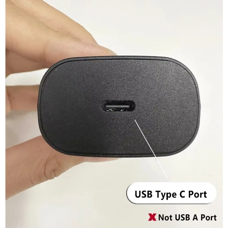 Samsung Galaxy telefonlari uchun USB-C tez zaryadlovchi (S21, S22, S23, S24, Ultra, A54, A53, A34) Evropa standartidagi ulagich bilan. Umumiy quvvat adapteri, ayolga ayol ulanishi va Type C ni o'z ichiga oladi.