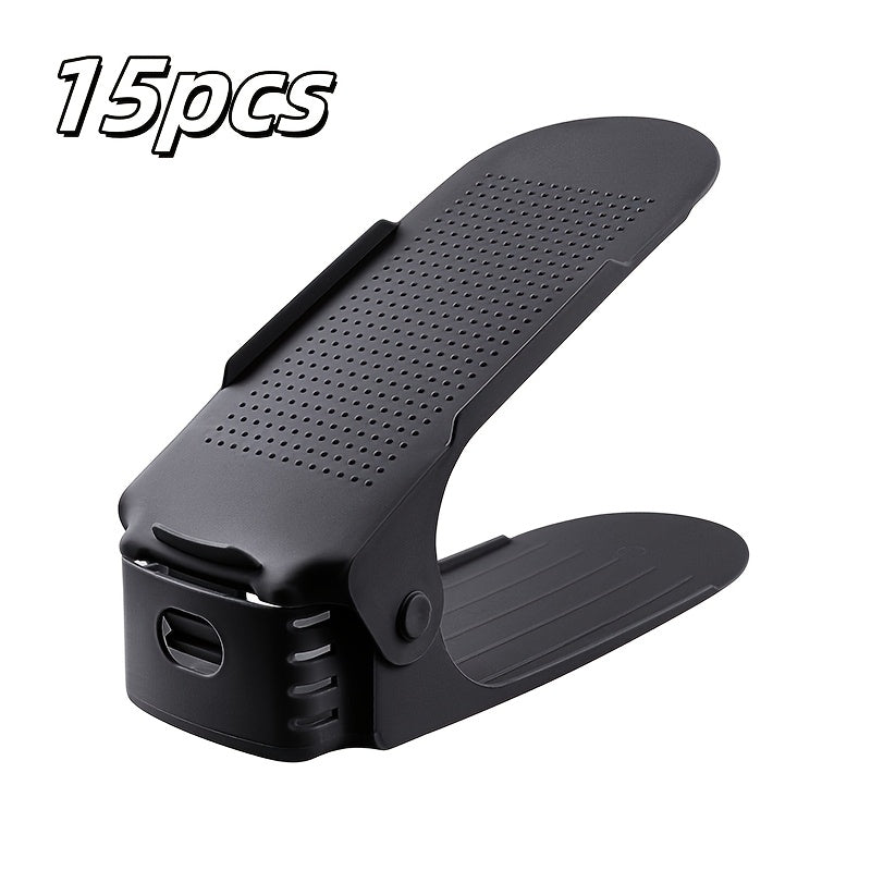 Adjustable Double-Deck Shoe Rack for Entryway and Bedroom Holds 22 Pairs