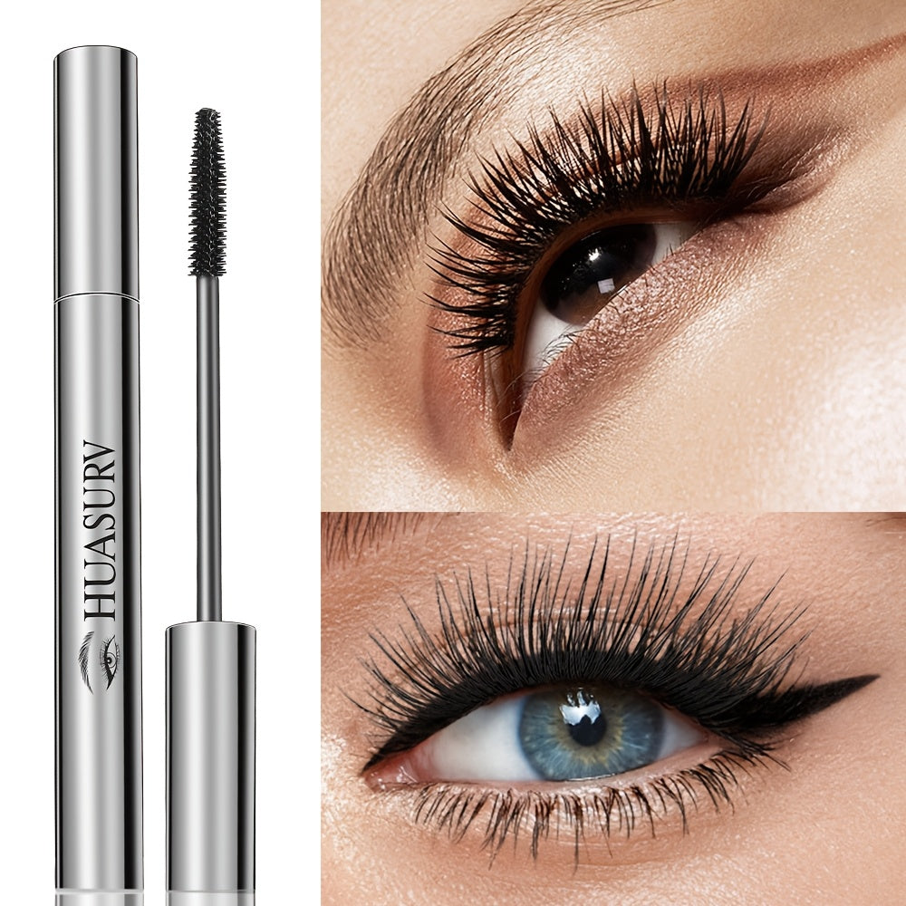 Women Mascara Natural Thick Curl Apricot Tree Hair Fiber Makeup Tool