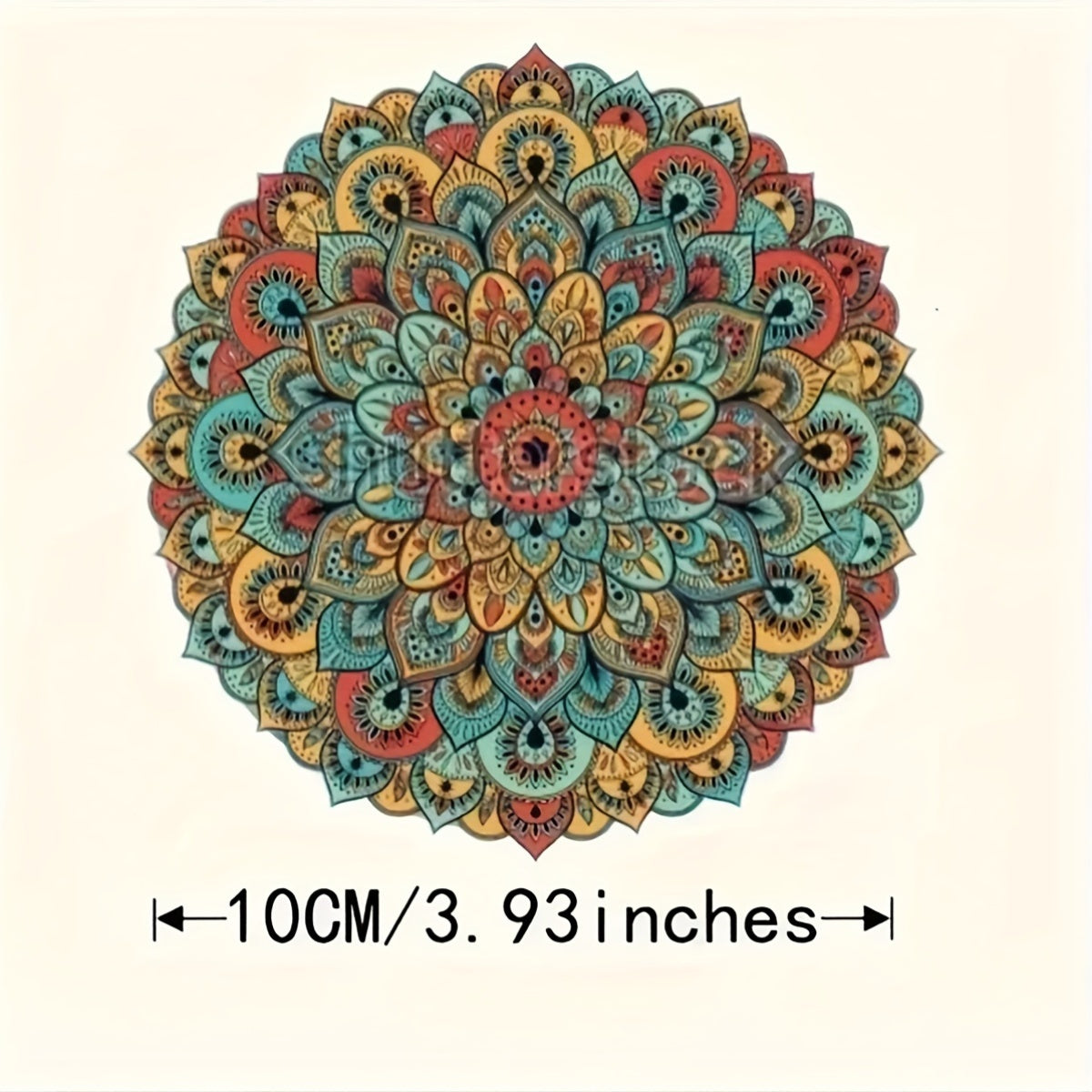 6-chi mandala gul yog'och stakan qo'yish to'plami, issiqlikka chidamli, sirpanmaydigan ichimlik stakanlari, uy ofis uchun dekor