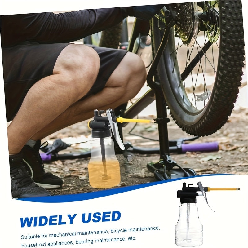 High-Pressure Transparent Oil Bottle with Copper Tip Nozzle for Gasoline and Diesel Engines