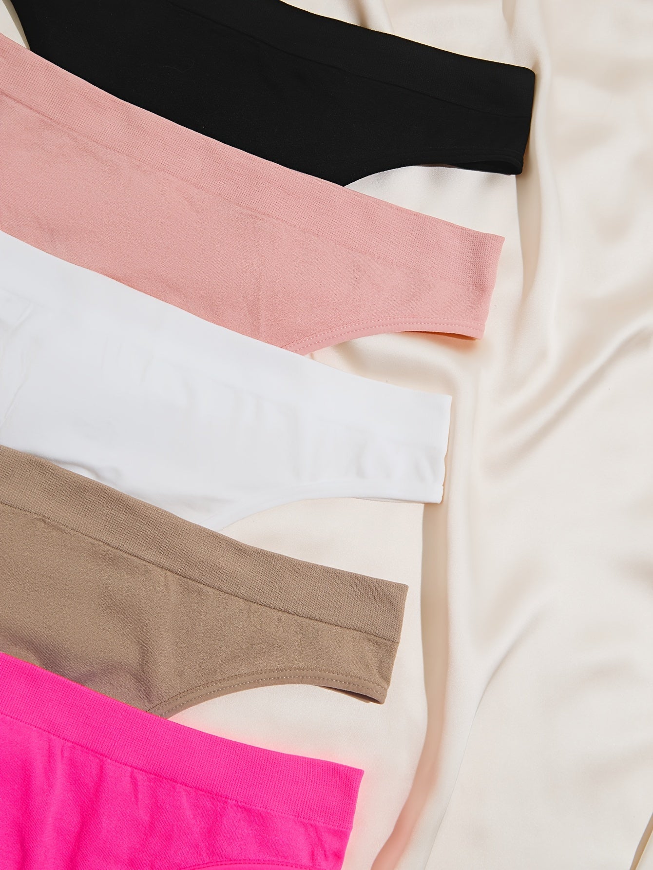 Women's Red Satin Lingerie Set with Lace Details