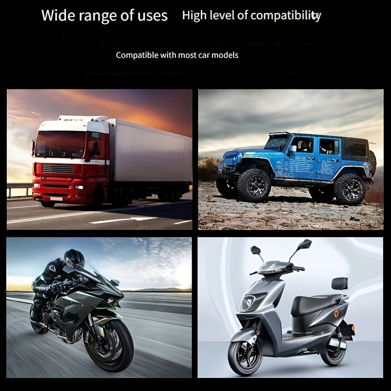 2шт. автомобильных светодиодных фонарей из алюминиевого сплава длиной 8,5 см для грузовиков и строительной техники