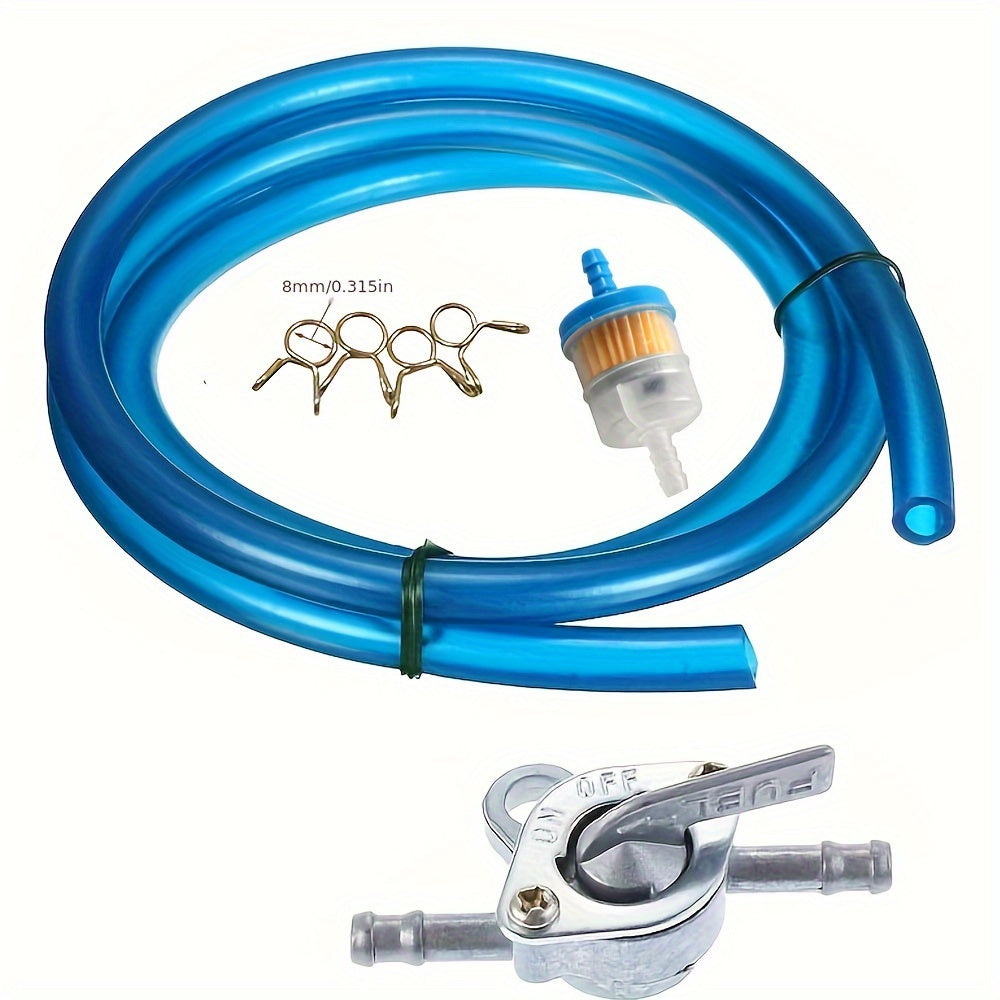 Flexible Fuel Pipe Hose Kit for Motorcycles and ATVs 99.97cm Spare Replacement