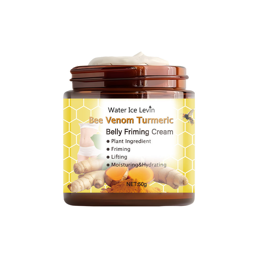 50g Hydrating Bee Venom Turmeric Face Cream for All Skin Types with Hyaluronic Acid