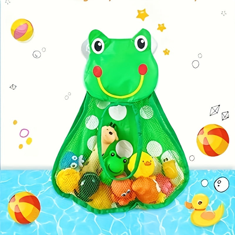 Keng mesh osma o'yinchoq tashkilotchisi, vakuumli qopqoq bilan - bayramlar uchun mukammal sovg'a.