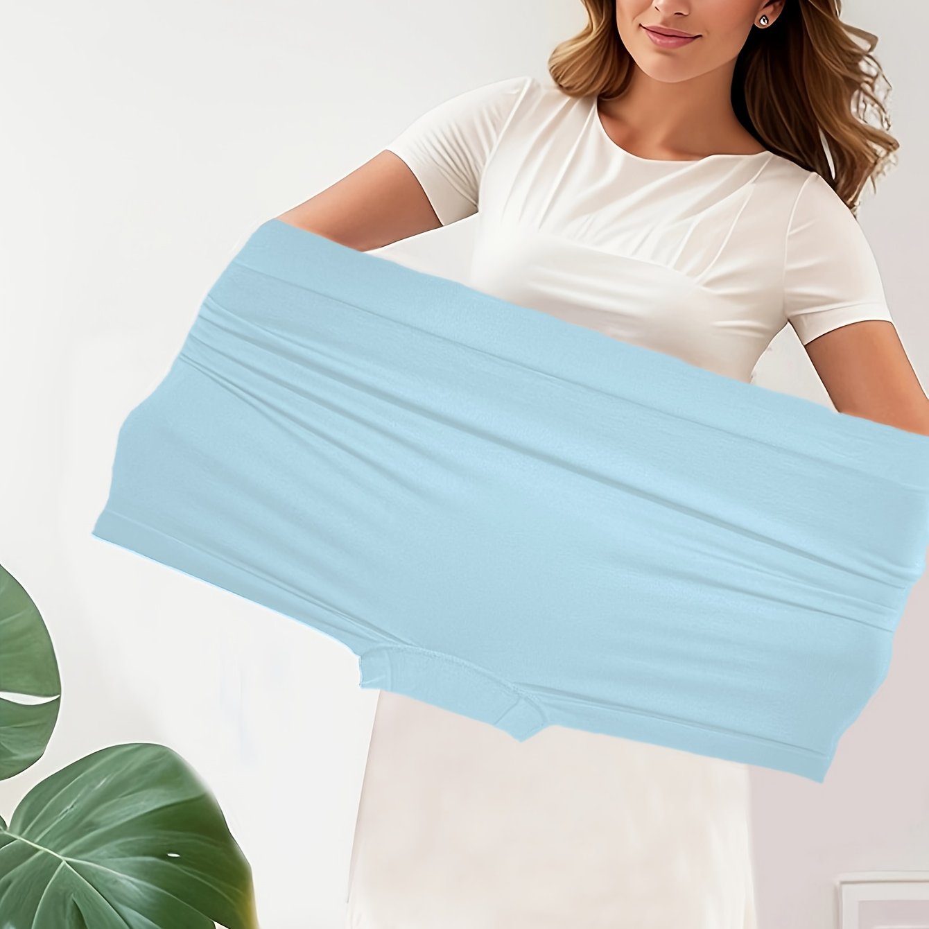 Women's Plus-Size Breathable Jersey Boxer Briefs for Running and Casual Wear