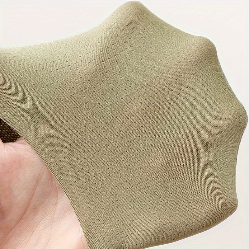 Men's Summer Breathable Mesh Boat Socks Pack of 5 Non-Slip Casual Sports Nylon Spandex