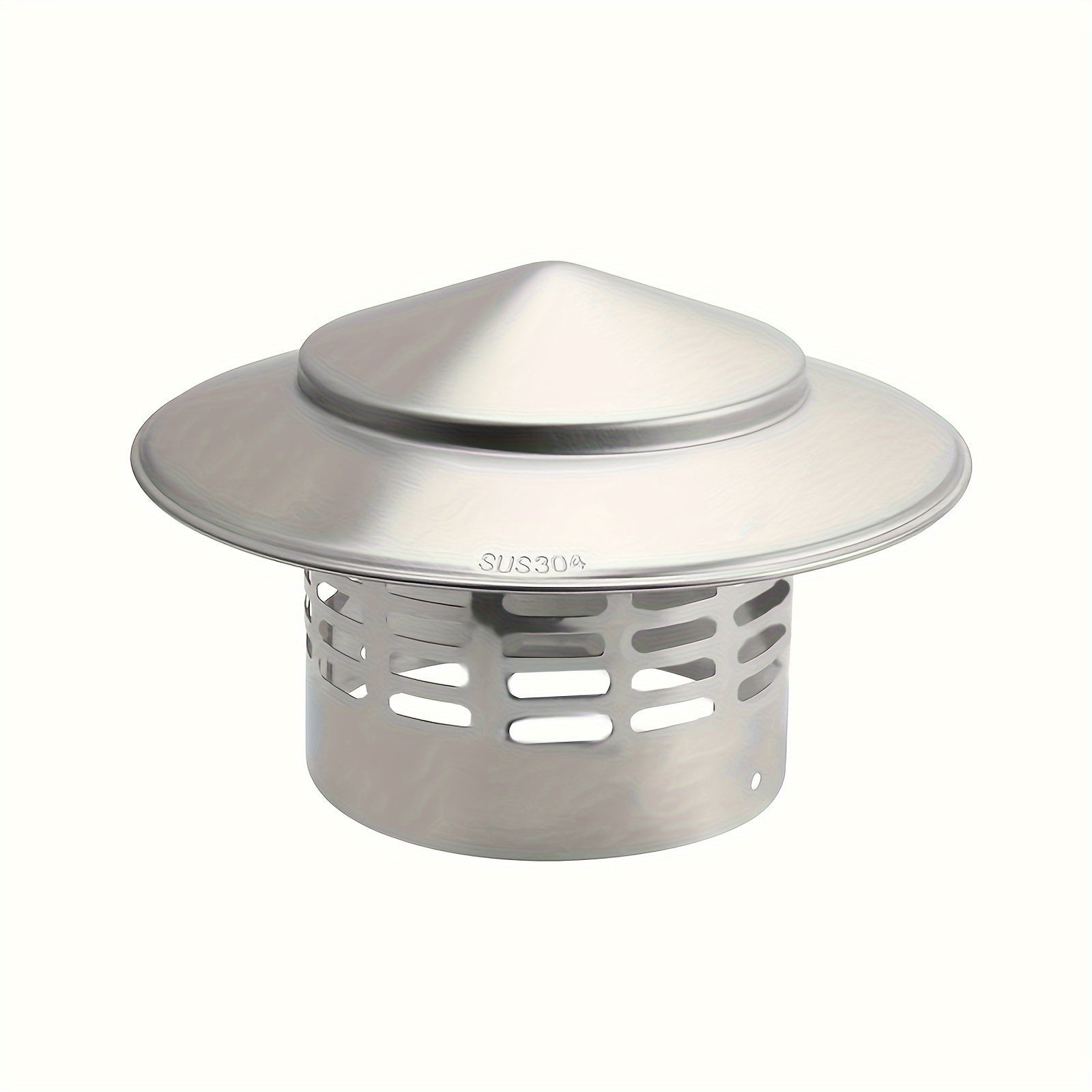 Metal Top Hat Flue Rain Cap for Wood Stove Chimney 11cm Diameter