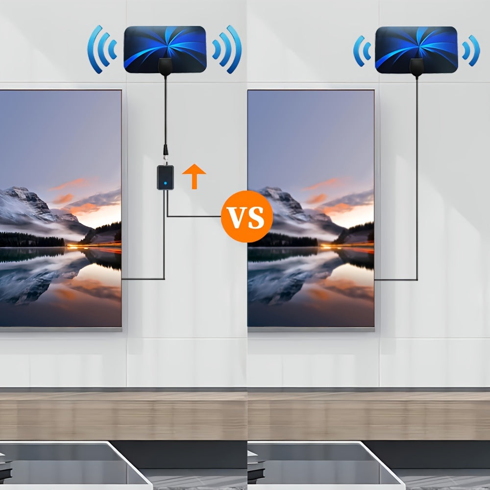 HD Digital TV Signal Booster 30dB Low Noise USB Powered for Smart and Cable TVs