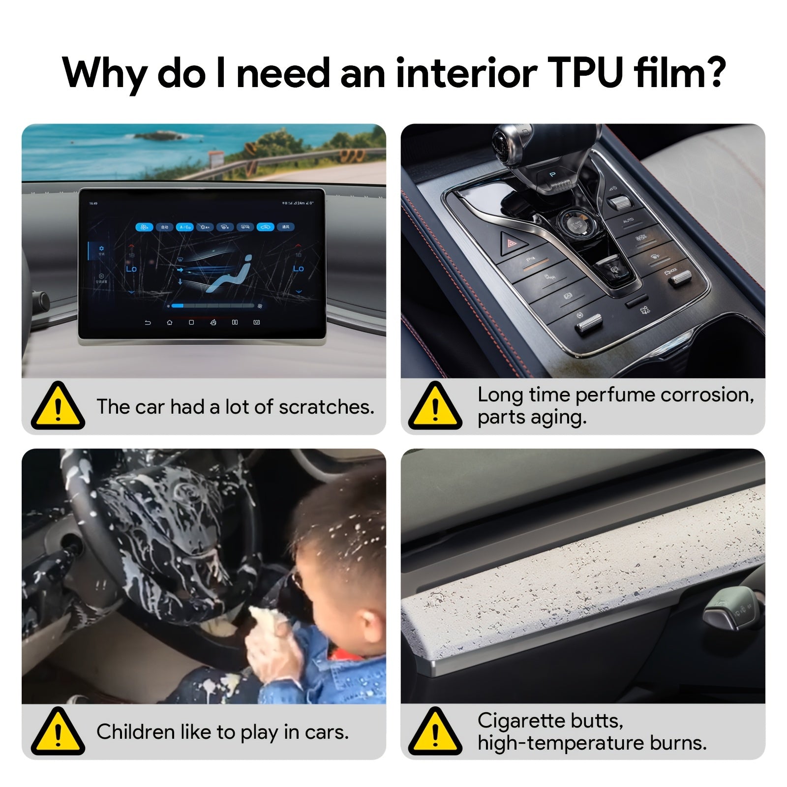 SUV uchun avtomobil ichki qoplama filmi TPU chizishga qarshi suvga chidamli