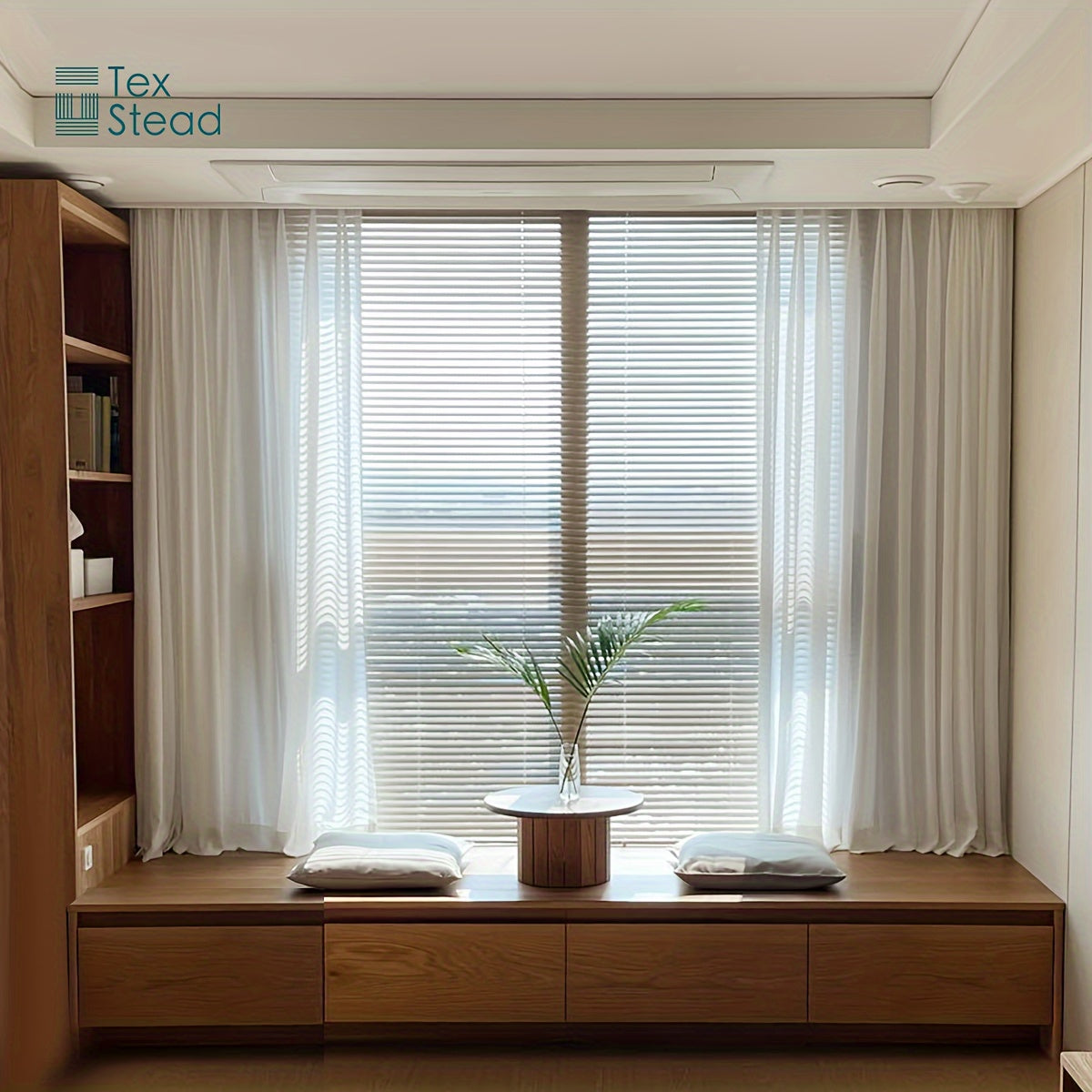 Yumshoq oq shaxsiylik pardalari to'plami yotoq xonasi va mehmonxona uchun, yoritishni sozlash