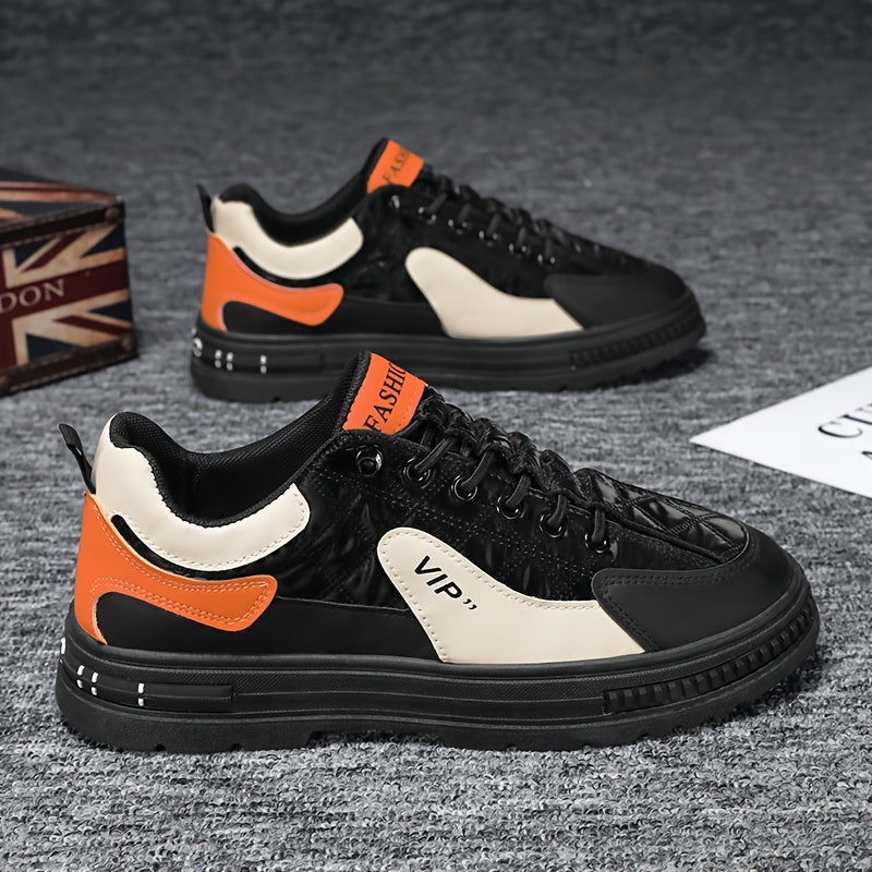 Men's Color-Block Breathable Non-Slip Sneakers for Outdoor Casual Sports