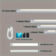 Wireless Motion Sensor LED Cabinet Light Battery Powered for Indoor Use