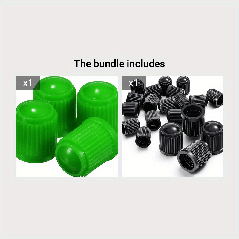 20 Piezas de tapas de polvo para válvula de neumático para coche, motocicleta, camión, bicicleta, negro, azul, verde