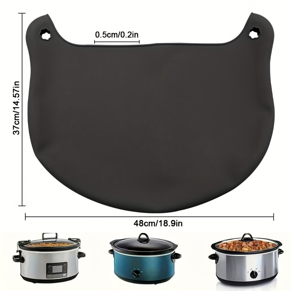 Silicone Slow Cooker Liner Reusable 6-8 Quart Leakproof Dishwasher Safe for Oval and Round Crock Pots