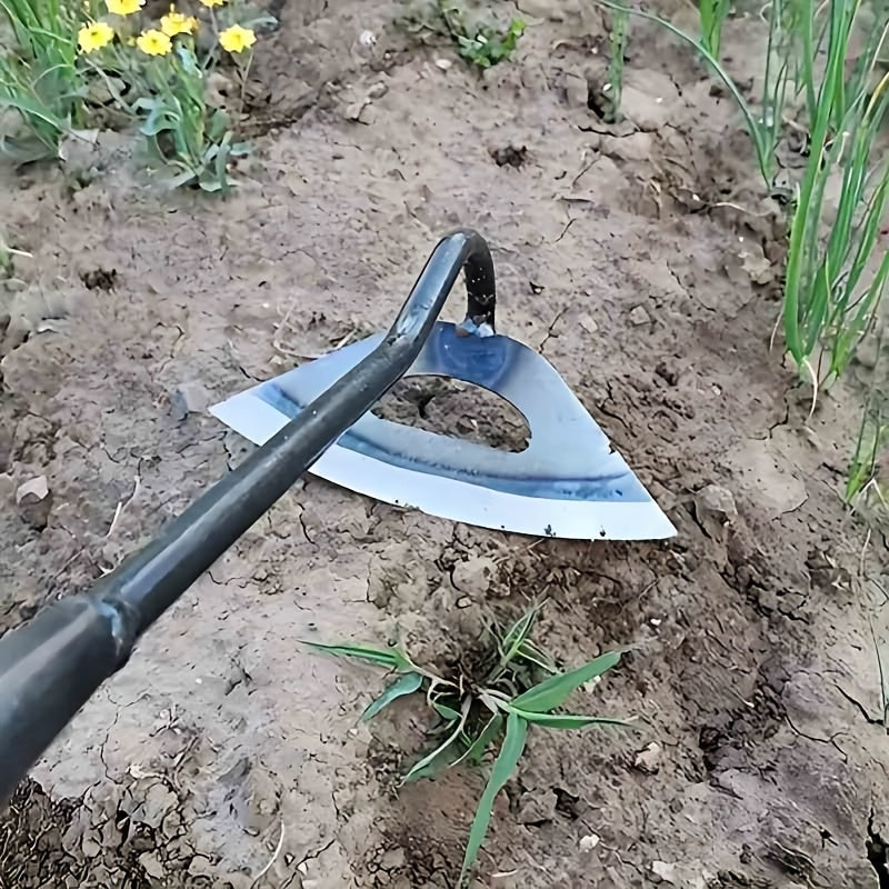 Stainless Steel Handheld Garden Hoe for Weeding and Soil Cultivation