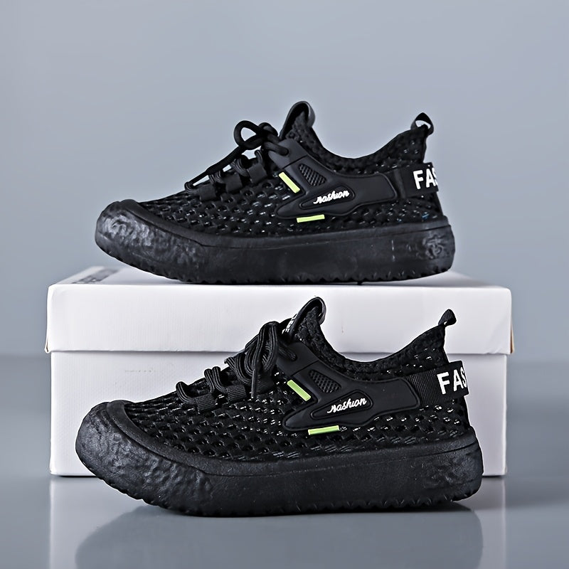 Women's White Knit Mesh Sneakers Summer Casual Shoes