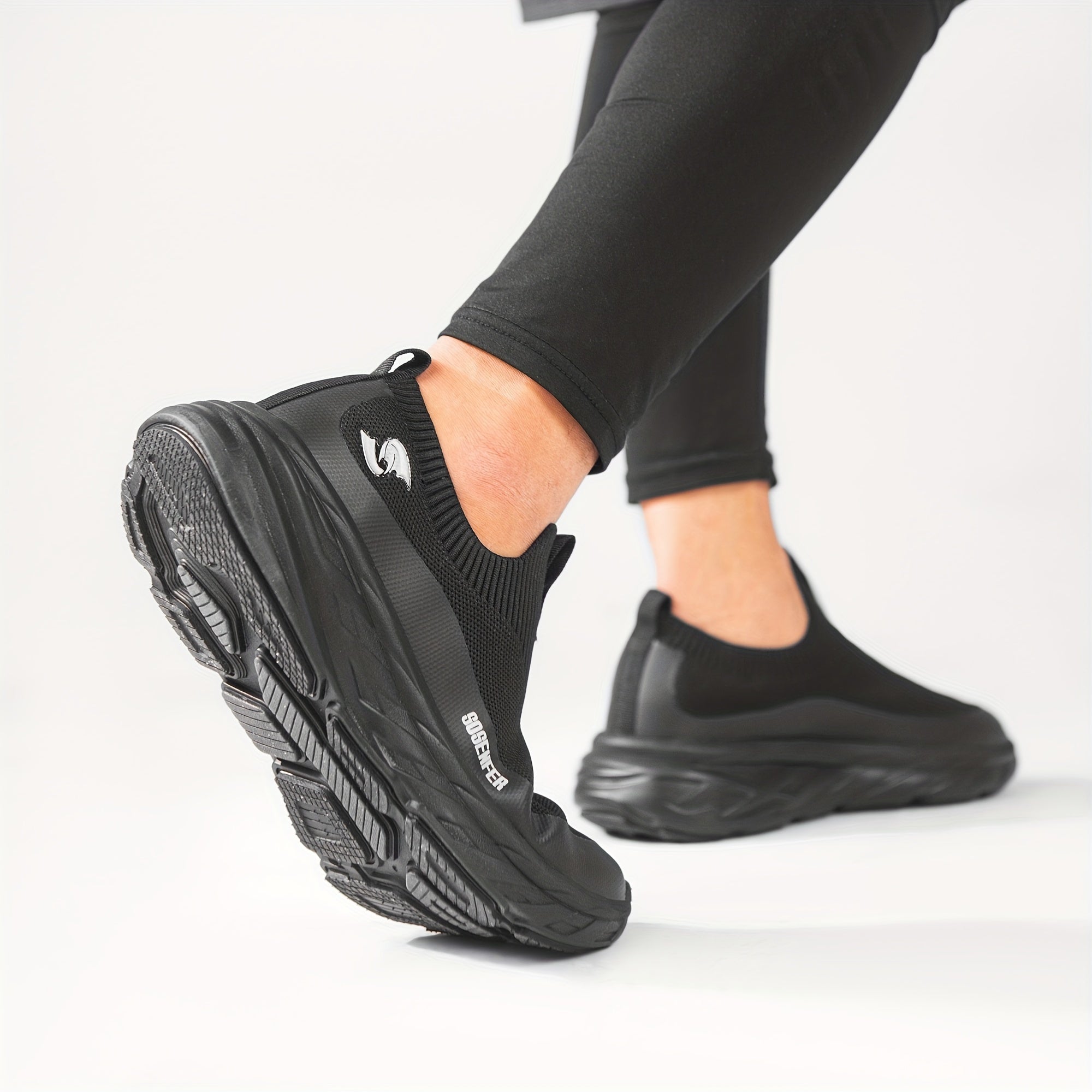 Men's Breathable Slip-On Sock Shoes Casual Sneakers for Outdoor Walking Jogging Camping